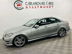 Silver Used 2013 Mercedes C250 AMG Sedan | £5,775 (Fair price)