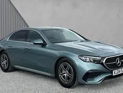 Metallic paintwork verde silver Used 2024 Mercedes E200 AMG line Sedan | £40,690