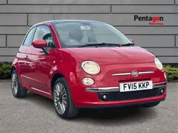 Red Used 2015 Fiat 500 Lounge Hatchback | £4,495 (Super price)