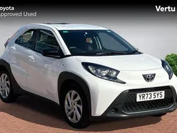 White Used 2023 Toyota Aygo PURE Hatchback | £14,178 (Fair price)