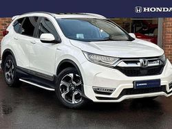 White orchid Used 2020 Honda CR-V Hybrid SUV | £21,350 (Fair price)