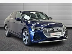 Blue Used 2020 Audi e-tron Sportback S-Line SUV | £23,490 (Fair price)