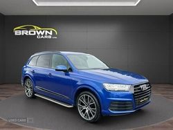 Blue Used 2016 Audi Q7 S-Line SUV | £17,995 (Expensive)