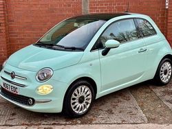 Green Used 2018 Fiat 500 Lounge Hatchback | £5,495 (Fair price)