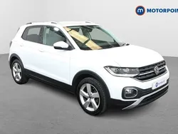 White Used 2021 VW T-Cross SEL SUV | £14,299 (Fair price)