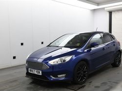 Blue Used 2017 Ford Focus Titanium X Hatchback | £8,995 (Fair price)