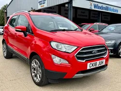 Red Used 2018 Ford Ecosport Titanium SUV | £8,950 (Good price)