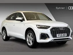 White New 2025 Audi Q5 Sportback S-Line SUV | £41,750 (Expensive)