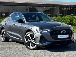 Grey Used 2023 Audi e-tron Sportback Black Edition SUV | £33,980