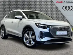 White Used 2021 Audi Q4 e-tron S-Line SUV | £25,531 (Good price)