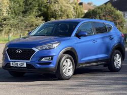 Blue Used 2018 Hyundai Tucson SUV | £10,795 (Fair price)