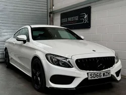 White Used 2016 Mercedes C220 AMG line Coupe | £13,989 (A bit pricey)