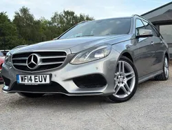 Silver Used 2014 Mercedes E220 AMG Estate | £9,000 (Fair price)