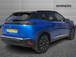 Blue Used 2022 Peugeot e-2008 Premium SUV | £14,250 (A bit pricey)