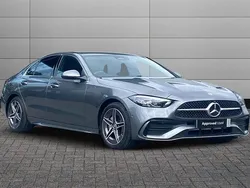 Grey Used 2024 Mercedes C300e AMG line Sedan | £36,550 (Good price)