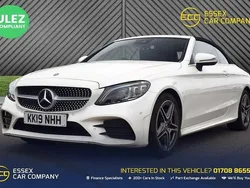 White Used 2019 Mercedes C300 AMG Line Premium Cabriolet | £21,440 (Fair price)