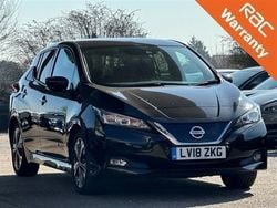 Black Used 2018 Nissan Leaf Tekna Hatchback | £7,500 (Fair price)