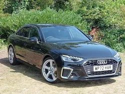 Black Used 2022 Audi A4 S-Line Sedan | £23,998 (Fair price)