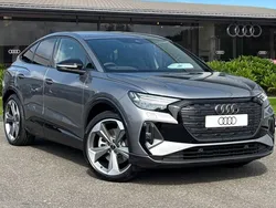 Grey New 2025 Audi Q4 Sportback e-tron Black Edition SUV | £48,805 (Super price)