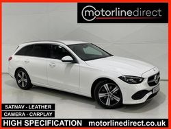 White Used 2022 Mercedes C220 Estate | £19,795 (Fair price)