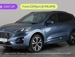 Blue Used 2022 Ford Kuga ST-Line X SUV | £19,044 (Good price)