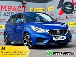 Blue Used 2019 MG MG3 Excite Hatchback | £8,995 (Fair price)