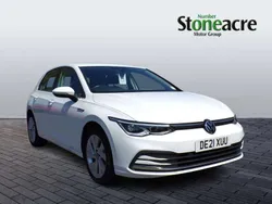 White Used 2021 VW Golf VIII Style Hatchback | £15,495 (Fair price)