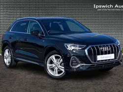 Mythos black, metallic Used 2020 Audi Q3 S-Line SUV | £21,988 (Fair price)
