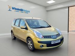 Yellow Used 2007 Nissan Note SE MPV | £3,450 (Fair price)