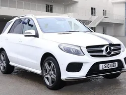 White Used 2016 Mercedes GLE350 AMG line Estate | £14,695 (Super price)