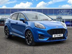 Blue Used 2022 Ford Puma Gen-E ST-Line X Hatchback | £15,695 (Fair price)