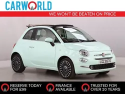 Green Used 2019 Fiat 500C Lounge Cabriolet | £9,700 (Fair price)