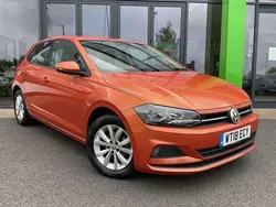 Orange Used 2018 VW Polo SE Hatchback | £11,980 (Fair price)
