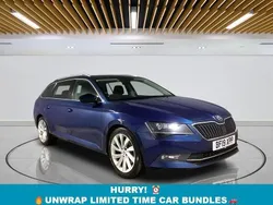 Blue Used 2019 Skoda Superb SE L Executive Estate | £11,799 (Good price)