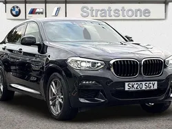 Black Used 2020 BMW X4 M Sport SUV | £24,950 (Fair price)