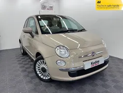 Beige Used 2014 Fiat 500 Lounge Hatchback | £4,890 (Fair price)