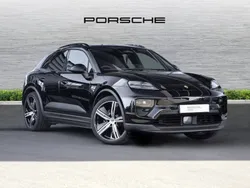 Jet black metallic New 2025 Porsche Macan 4 Electric SUV | £66,000