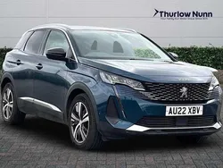 Blue Used 2022 Peugeot 3008 Allure Premium SUV | £17,340 (Fair price)