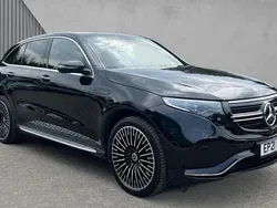 Obsidian black metallic Used 2021 Mercedes EQC400 AMG Line Premium SUV | £31,617 (A bit pricey)