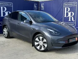 Grey Used 2022 Tesla Model Y Long Range SUV | £26,499 (Fair price)