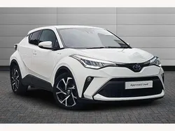 Pure white Used 2020 Toyota C-HR Design SUV | £17,350 (Fair price)