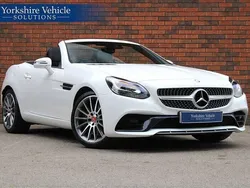 White Used 2016 Mercedes SLC200 AMG line Cabriolet | £16,489 (Fair price)