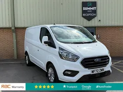 White Used 2022 Ford Transit Custom Limited Van | £18,250 (Fair price)