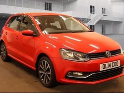 Red Used 2014 VW Polo SE Hatchback | £5,390 (Fair price)