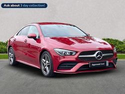 Red Used 2022 Mercedes CLA200 AMG line | £23,499
