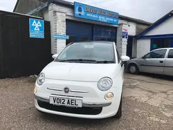 White Used 2012 Fiat 500 Lounge Hatchback | £3,995 (Fair price)