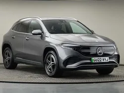 Mountain gray metallic finish Used 2022 Mercedes EQA250 AMG line SUV | £21,250 (Fair price)