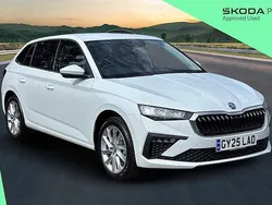 Moon white metallic Used 2025 Skoda Scala SE L Hatchback | £20,561 (Expensive)