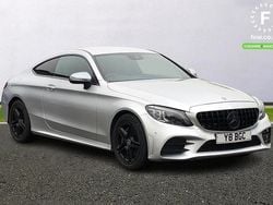 Silver Used 2018 Mercedes C200 AMG Line Premium Coupe | £15,999 (Fair price)