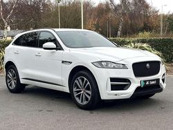 White Used 2018 Jaguar F-Pace R-Sport SUV | £19,000 (Fair price)